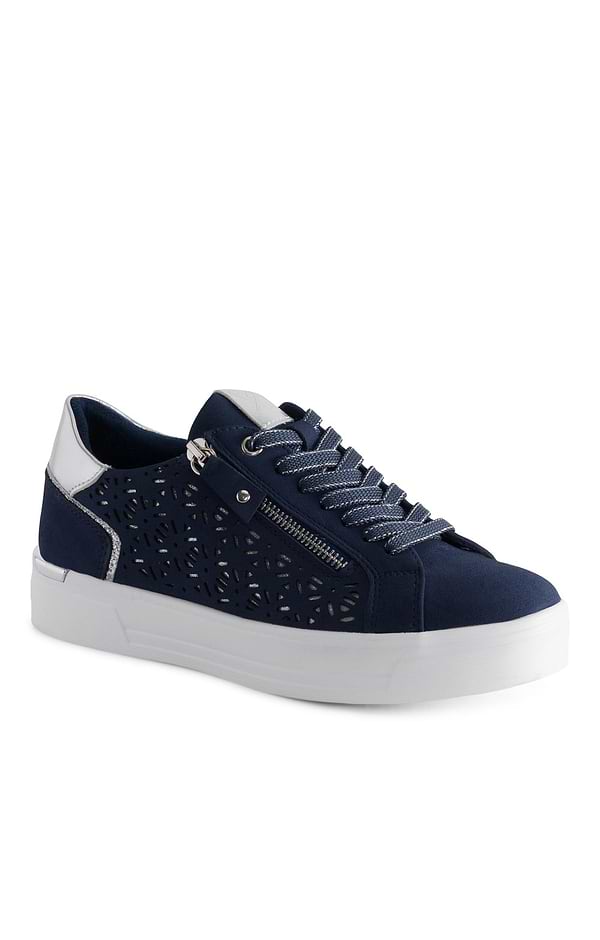 Ladies Ciara Cut Out Detail Trainer