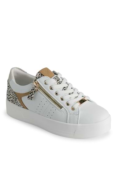 Ladies Presley Animal Print Trainers
