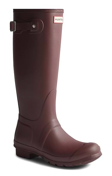 Ladies Hunter Original Tall Matt Wellies