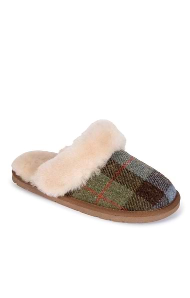 Ladies Harris Tweed® Mule Slippers