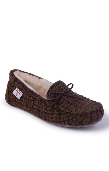Men's Harris Tweed® Moccasin Slippers