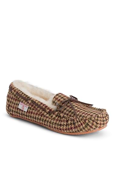 Men's Harris Tweed® Moccasin Slippers