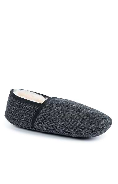 Men's Tweed Slippers
