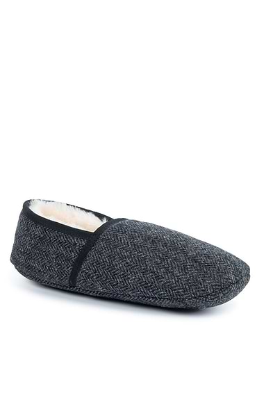 Men's Tweed Slippers
