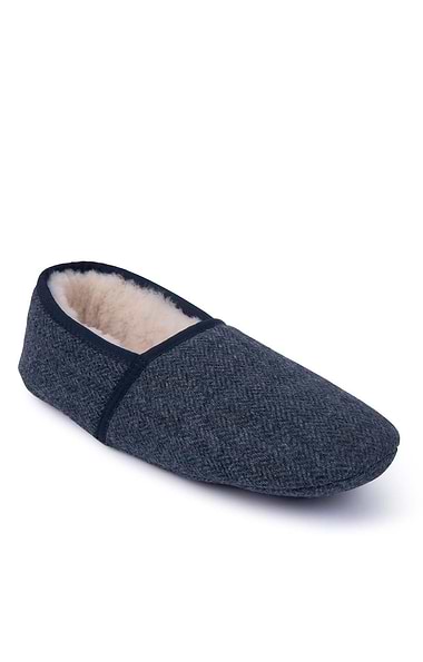 Men's Tweed Slippers