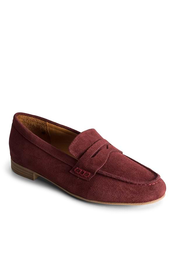 Ladies House of Bruar Suede Penny Loafer