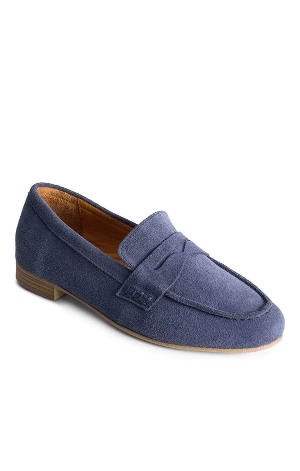 Ladies House of Bruar Suede Penny Loafer