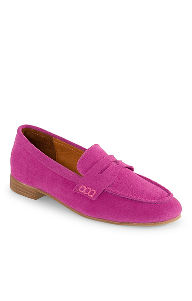 Ladies House of Bruar Suede Penny Loafer