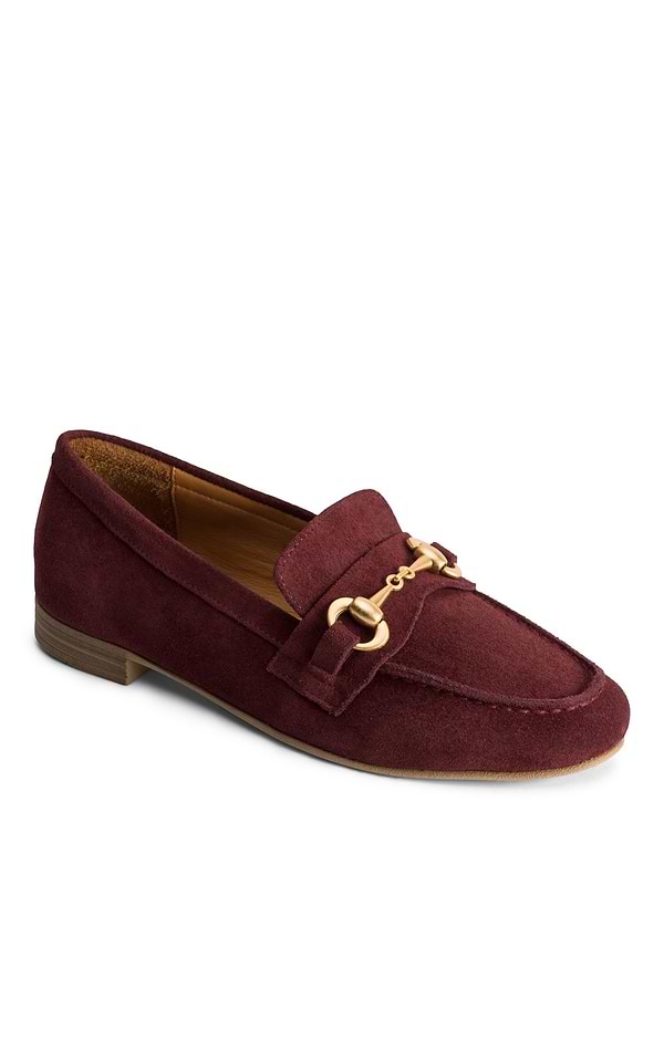 Ladies Suede Snaffle Loafers
