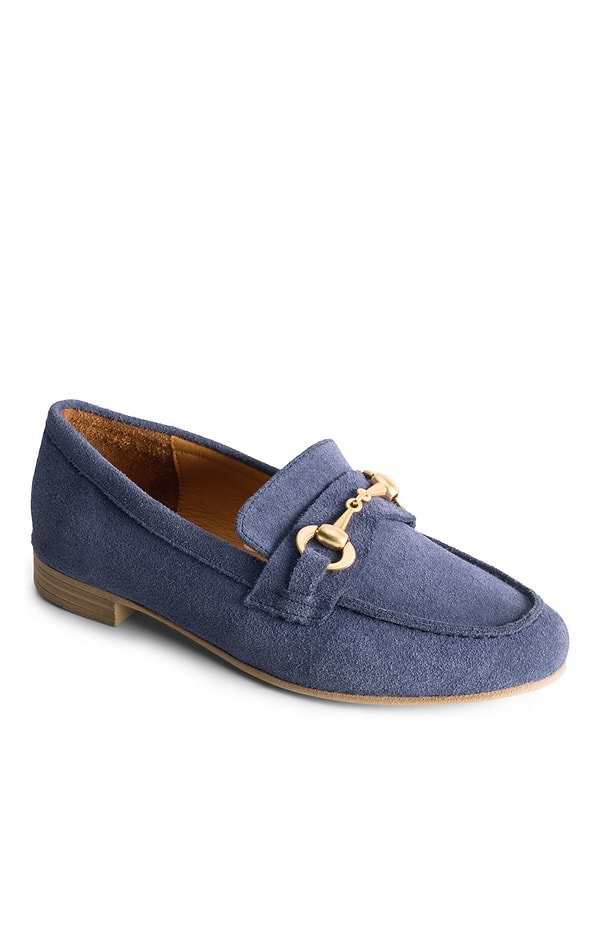 Ladies Suede Snaffle Loafers