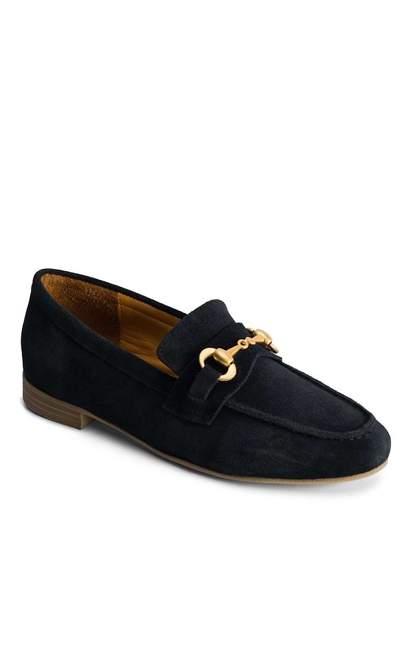 Ladies Suede Snaffle Loafers