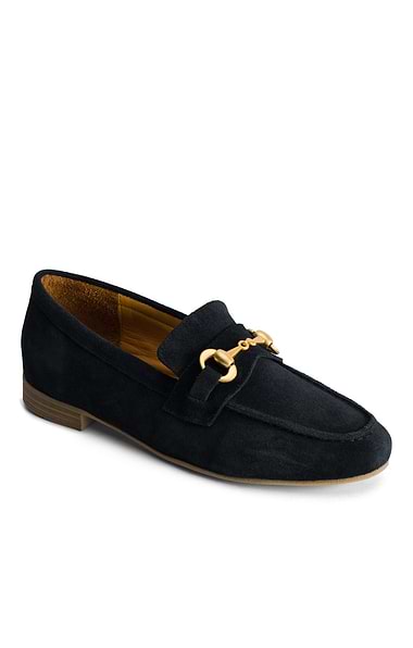 Ladies Suede Snaffle Loafers