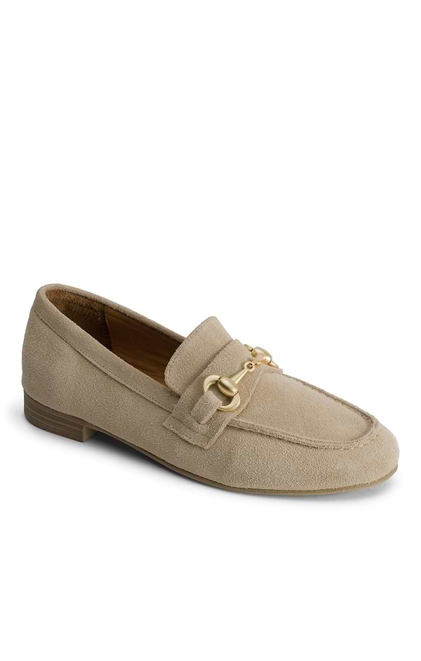 Ladies Suede Snaffle Loafers