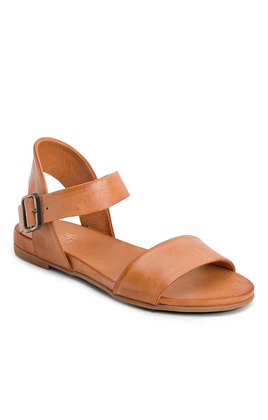 Ladies House Of Bruar Leather Wide Strap Sandal