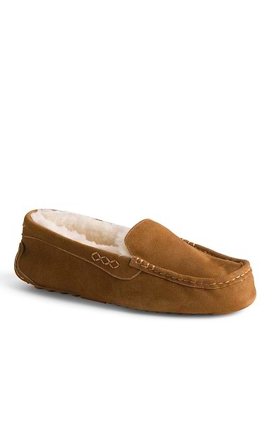 Men's Plain Sheepskin Moccasins