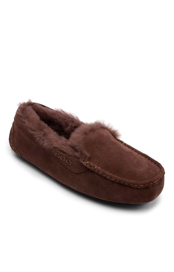 Men's Plain Sheepskin Moccasins