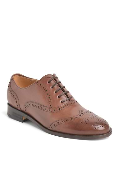 Ladies Country Leather Brogue