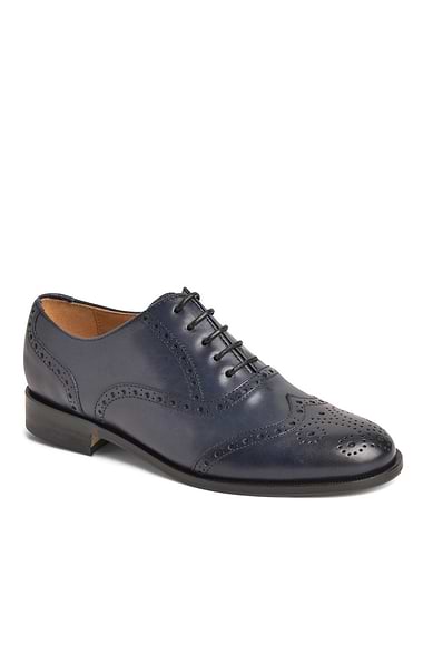 Ladies Country Leather Brogue