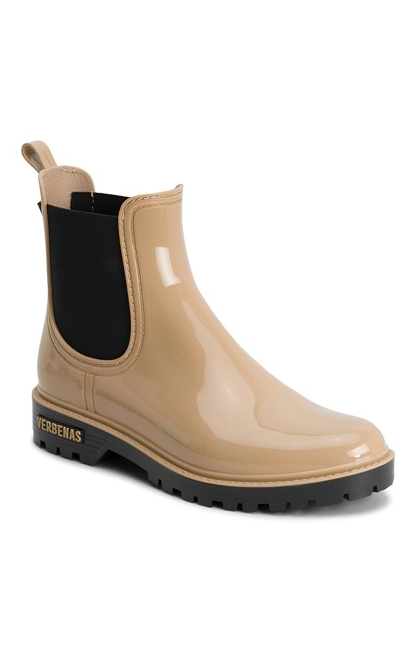Ladies Patent Short Wellies