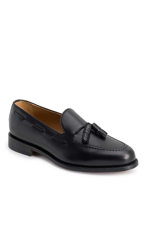 Men's Leather Rim Tassel Loafer