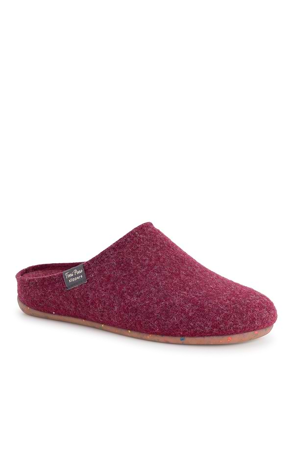Ladies Felt Mule Slippers