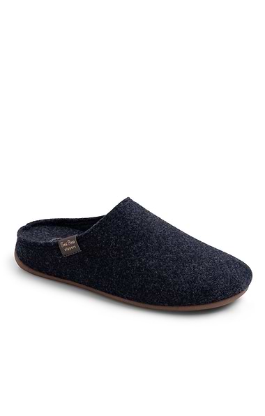 Ladies Felt Mule Slippers