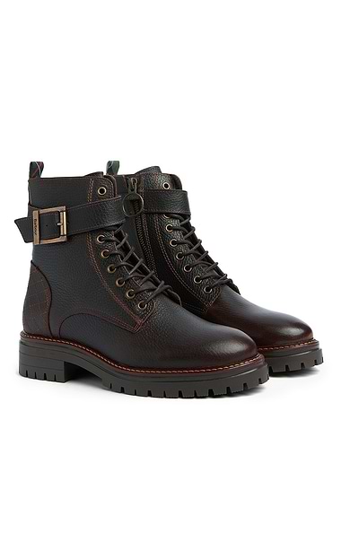 Ladies Barbour Heidi Commando Boots