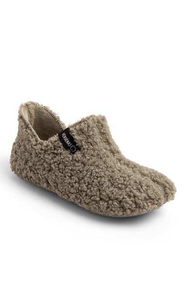 Ladies Curly Slipper