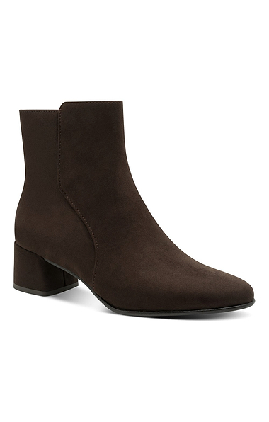 Ladies Marco Tozzi Suede Ankle Boots