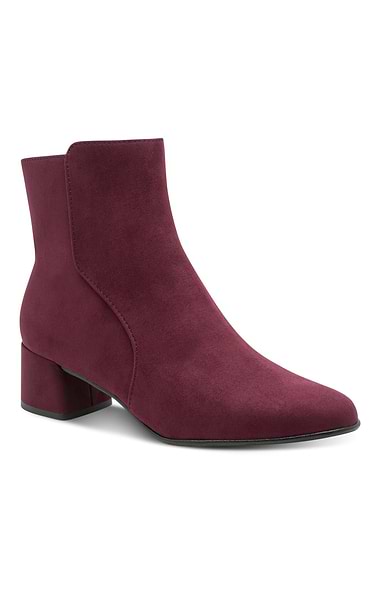 Ladies Marco Tozzi Suede Ankle Boots
