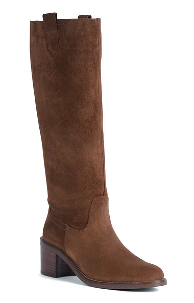 Ladies Tall Block Heel Boots