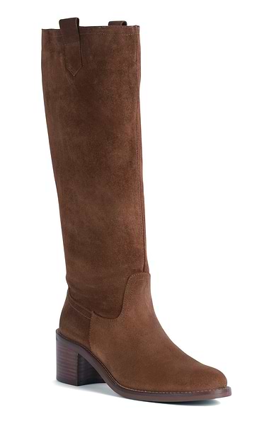Ladies Tall Block Heel Boots