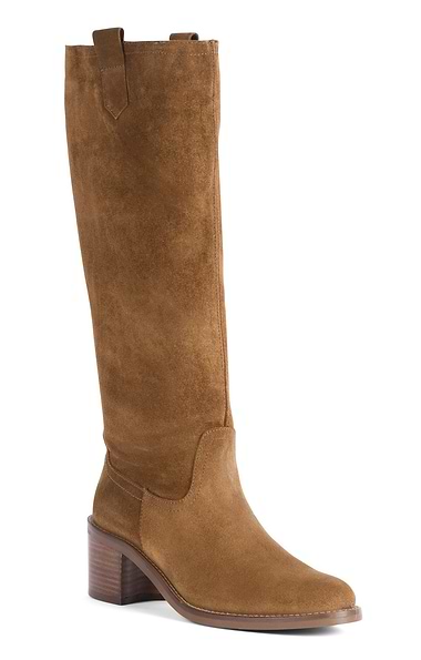 Ladies Tall Block Heel Boots