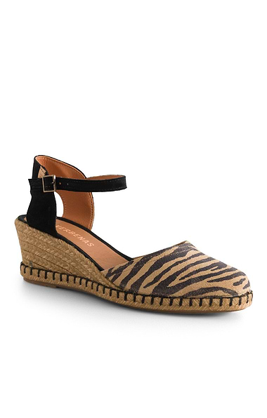 Malena Suede Espadrille Wedges