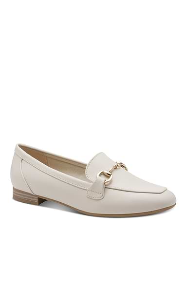 Ladies Marco Tozzi Leather Look Snaffle Loafers