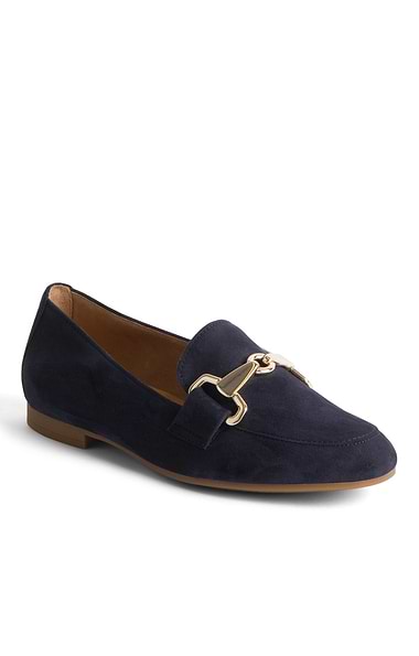 Ladies Gabor Jangle Gold Chain Loafer