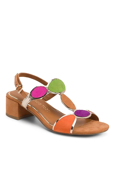 Ladies Marco Tozzi Spotlight Block Heel Sandals