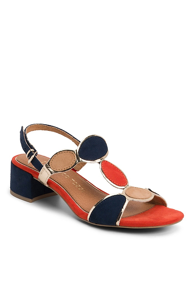 Ladies Marco Tozzi Spotlight Block Heel Sandals