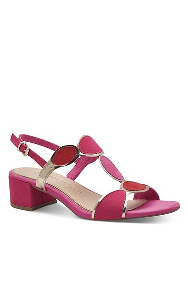 Ladies Marco Tozzi Spotlight Block Heel Sandals