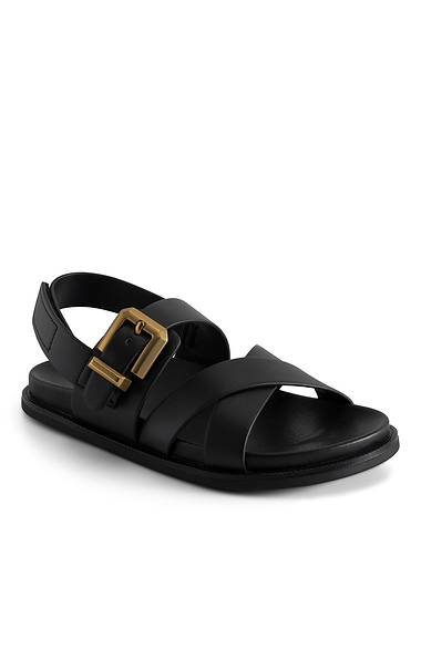 Ladies Alpe Leather Buckle Sandals