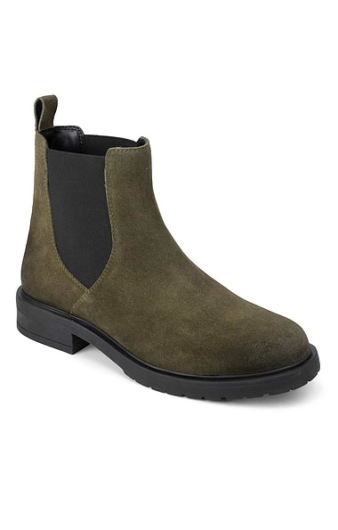 Ladies Country Suede Chelsea Boot