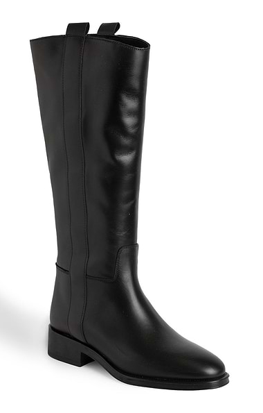 Ladies Classic Knee-High Leather Boots