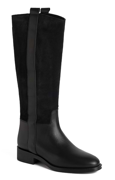 Ladies Classic Leather & Suede Boots