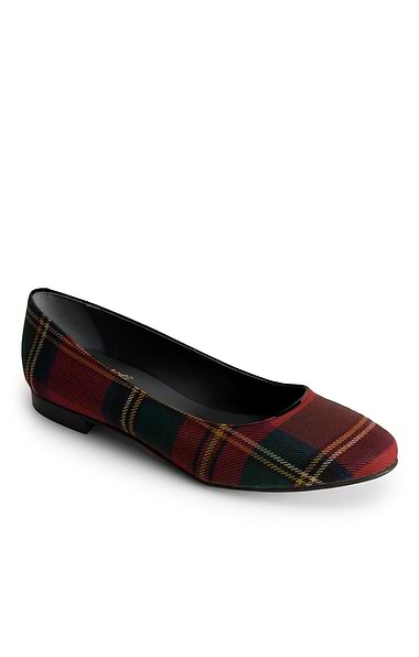 Ladies House of Bruar Tartan Pumps