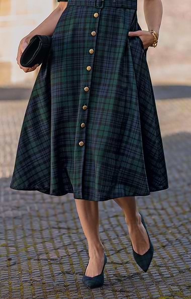 Tartan High Heels