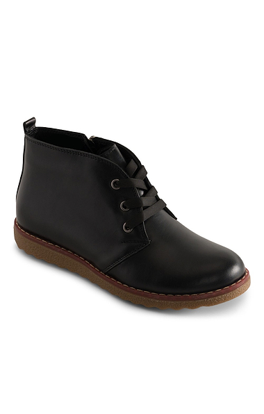 Ladies Leather Desert Boots