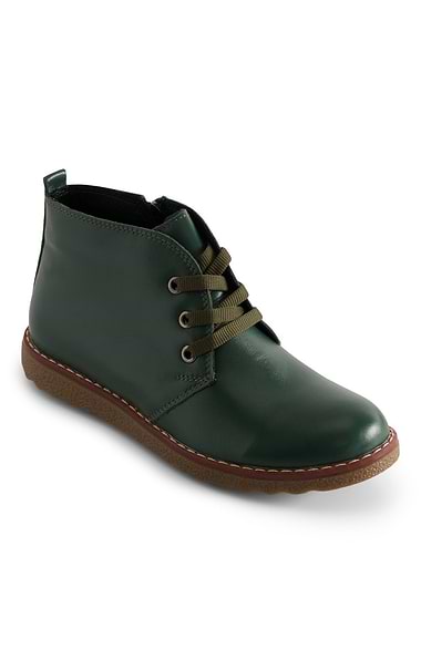 Ladies Leather Desert Boots