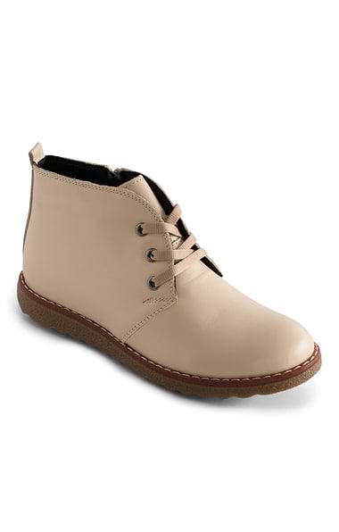 Ladies Leather Desert Boots