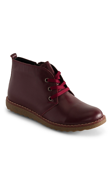 Ladies Leather Desert Boots