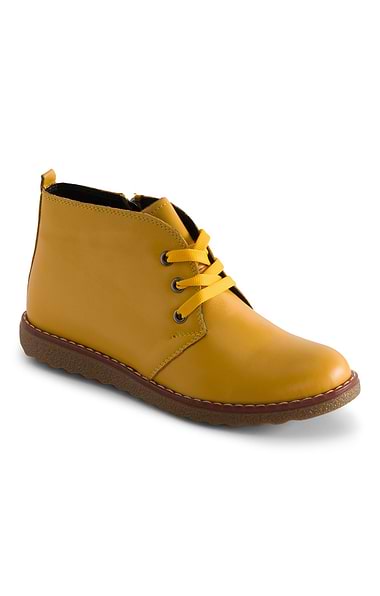 Ladies Leather Desert Boots